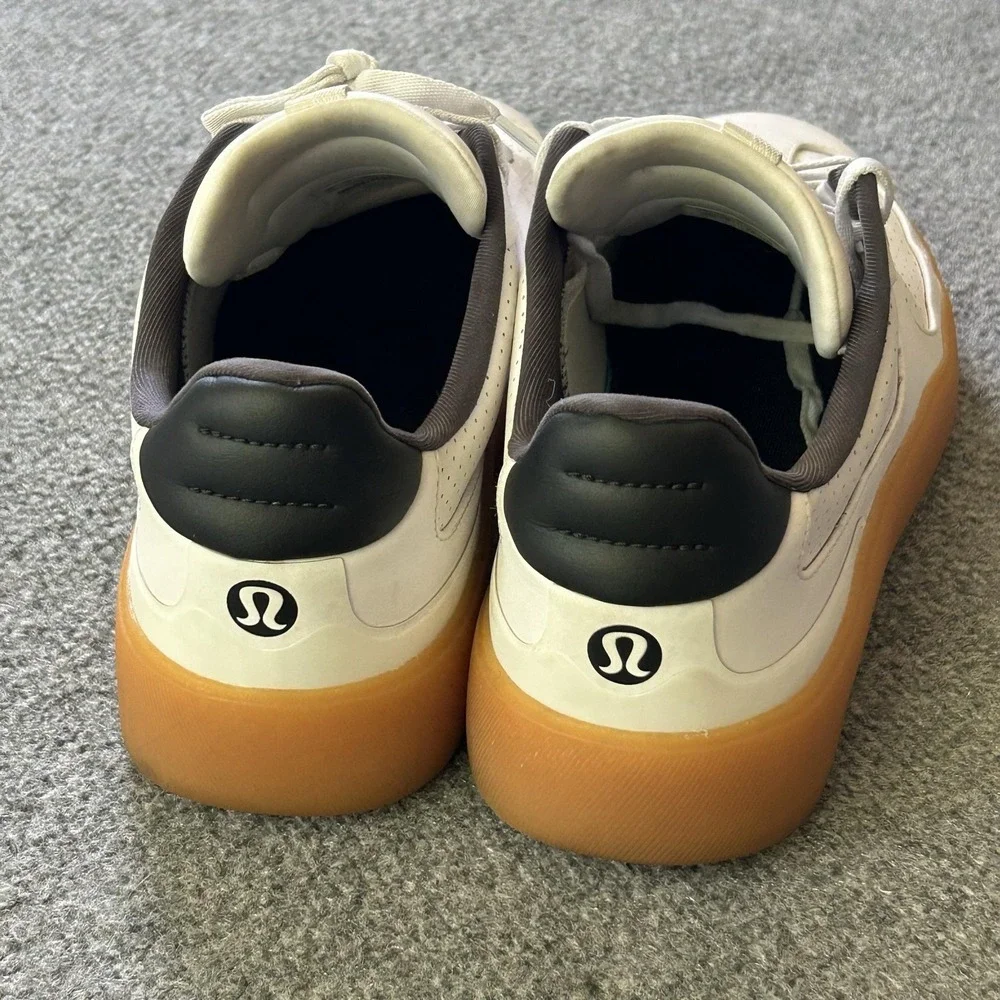 Lululemon Shoes Mens 11.5 Cityverse Perforated White Leather Gum Sneaker